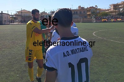 Ισόπαλος ο Μιλτιάδης στο ντέρμπι με Πύργο, βαθμός στο 92' για Θουρία στο Λουτράκι