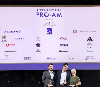 aegean messinia pro-am winning team presentation_result