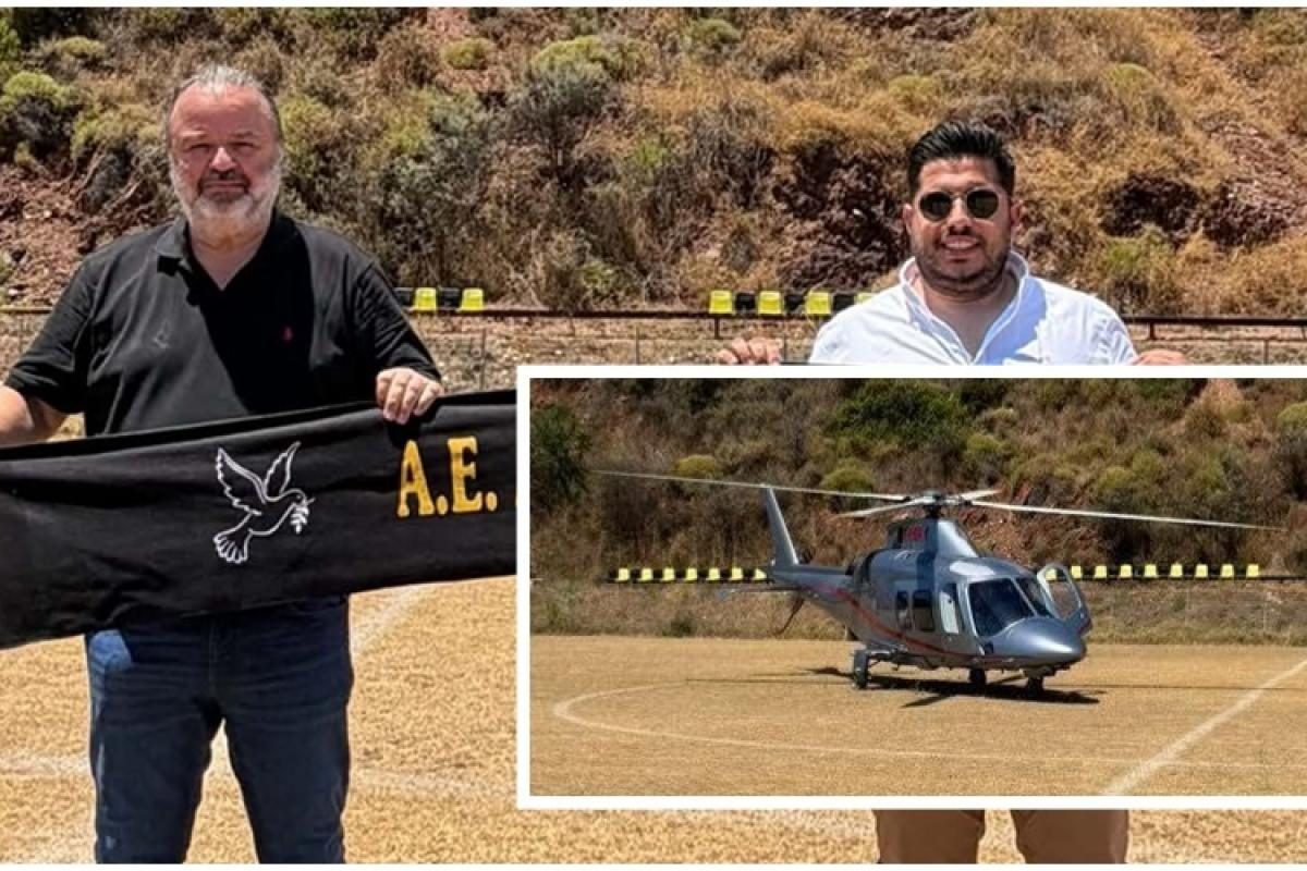 Με ελικόπτερο στο γήπεδο της Α.Ε. Λογγάς ο Μάριος Ηλιόπουλος – Μήνυμα στήριξης στην...