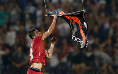Πρωτοφανή έκτροπα στο Σερβία - Αλβανία για τη σημαία της «Μεγάλης Αλβανίας»