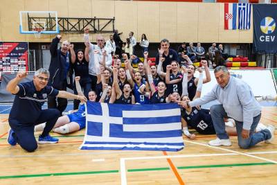 Δύο σετ μακριά από τελικά του Ευρωβόλεϊ Κ16 για την Εθνική γυναικών Κ16!