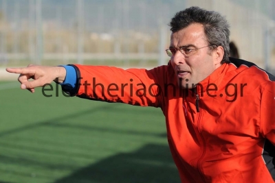 Ο Μιχάλης Φασουλής στον πάγκο του Α.Ο. Διαβολιτσίου