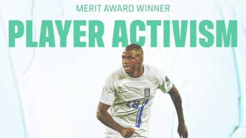 Ο Ανδρέας Τεττέη τιμήθηκε από την FIFPro με το βραβείο Ακτιβισμού