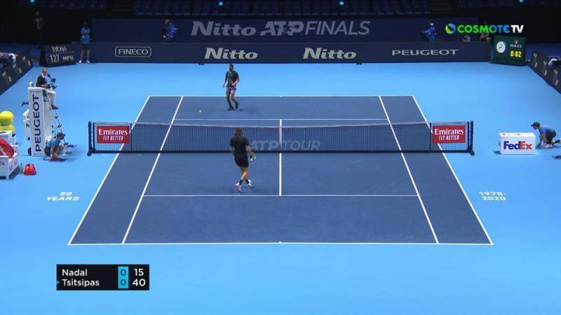 ATP Finals: Πάλεψε, αλλά λύγισε στο τέλος από τον Ναδάλ ο Τσιτσιπάς (βίντεο)