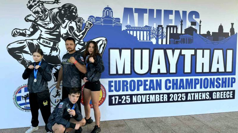 GOLDEN PHOENIX KAPONIS MUAI THAI: Εντυπωσιακή παρουσία στο “Road to European Championship”