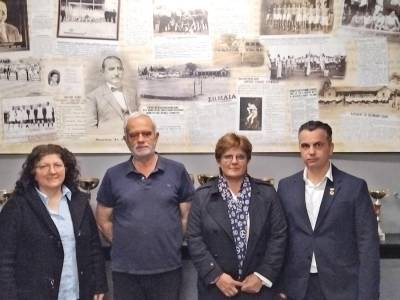 Επίσκεψη εκπροσώπων της Ομοσπονδίας Άρσης Βαρών στον Μεσσηνιακό
