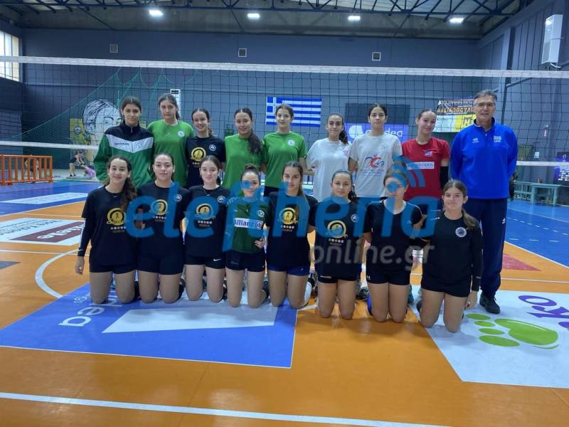 ΒΟΛΕΪ ΚΛΙΜΑΚΙΑ: Αξιολόγηση νεαρών ταλέντων από τον Ρηγάκο στην Καλαμάτα (φωτογραφίες)