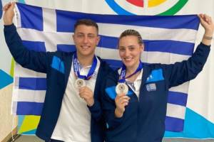 Η Άννα Κορακάκη και ο αδερφός της πήραν το αργυρό μετάλλιο στο Παγκόσμιο Κύπελλο Σκοποβολής