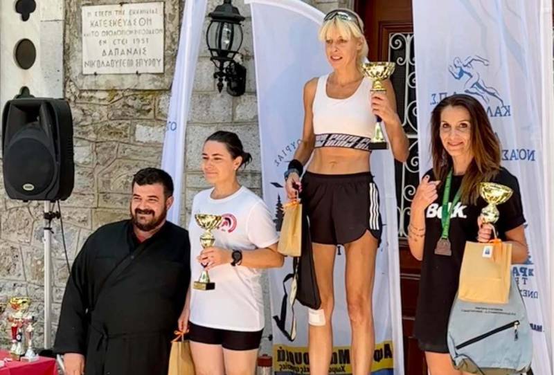 Τρίτη θέση η Αναγνωστοπούλου σε αγώνα 14 χλμ. στον Πάρνωνα
