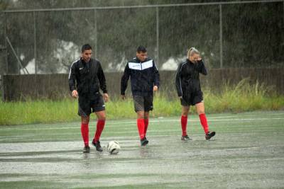Η έντονη βροχή ανέβαλε τον αγώνα Ανδρούσα – Εράνη