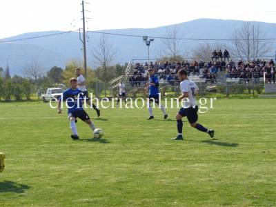 ΤΟΠΙΚΟ ΠΟΔΟΣΦΑΙΡΟ: Εκτός με Θουρία ο αήττητος Α.Ο. Διαβολιτσίου