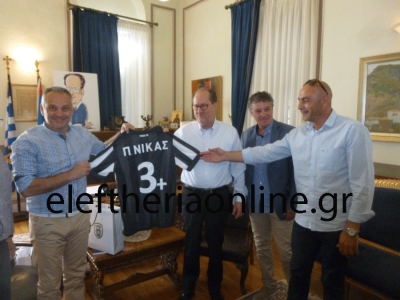 Λαγωνίδης, Μαλιούφας και Μαυρέας επισκέφθηκαν τον Παναγιώτη Νίκα