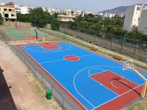 Eτοιμάζονται 5 ακόμα γήπεδα μπάσκετ στην Καλαμάτα