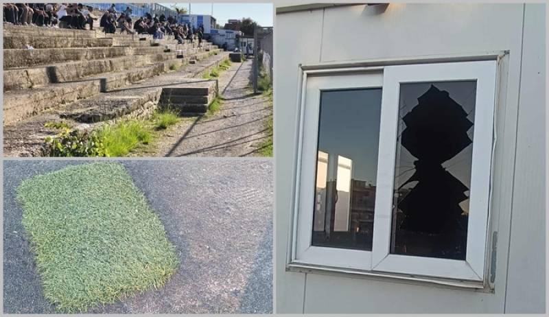 Γήπεδο Κυπαρισσίας: Εικόνα εγκατάλειψης σε έναν ιστορικό χώρο του μεσσηνιακού ποδοσφαίρου (φώτο)