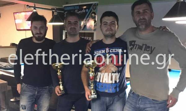 Νικητής ο Λουκάτος στο Πελοποννησιακό πρωτάθλημα 9μπαλου μπιλιάρδου