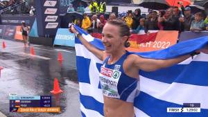 Έγραψε Ιστορία η Αντιγόνη Ντρισμπιώτη - Πρωταθλήτρια Ευρώπης και στα 20 χλμ. βάδην! (βίντεο)