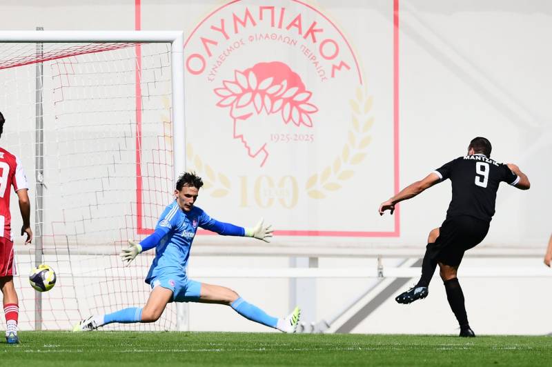Ασταμάτητη η &quot;Μαύρη Θύελλα&quot; 4-1 και τον Ολυμπιακό Β&#039; - Δείτε τα στιγμιότυπα (βίντεο)