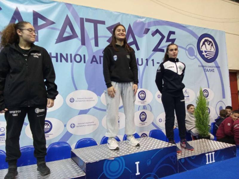«ΑΡΙΣΤΟΔΗΜΟΣ»: Τρία μετάλλια στο πανελλήνιο πρωτάθλημα ελευθέρας πάλης