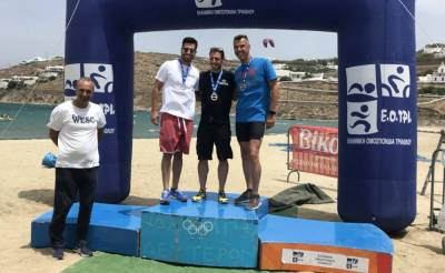 Δεύτερος ο Κρανιώτης του Ευκλή στο &#039;&#039;Triathlon 1&#039;&#039; της Μυκόνου