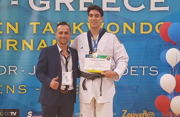 Xάλκινο μετάλλιο ο Δημητρακόπουλος σε διεθνές τουρνουά τάε κβον ντο