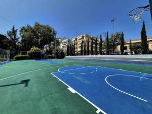 Ανανεωμένο το γήπεδο μπάσκετ στο Πάρκο του ΟΣΕ