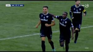 7η σερί νίκη για την Καλαμάτα 2-0 το Αιγάλεω στα Ψαχνά (βίντεο)