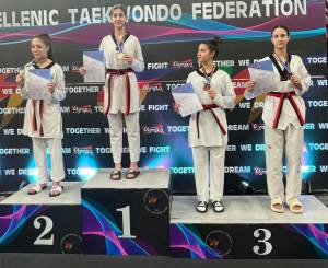 ΔΙΑΣ ΚΑΛΑΜΑΤΑΣ: Εντυπωσιακή παρουσία με τρία μετάλλια στο Πανελλήνιο Κύπελλο Ταεκβοντό (φώτο)