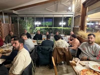 Δείπνο ενότητας και Champions League για τον ΠΑΟΚ Ασπροχώματος (φώτο)