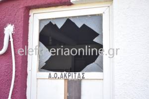 Βανδαλισμοί στο γήπεδο Κορώνης – Σπασμένα τζάμια και κατεστραμμένη περίφραξη (φώτο)