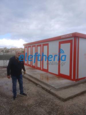 Νέα αποδυτήρια στο γήπεδο Γαργαλιάνων (φωτογραφίες)