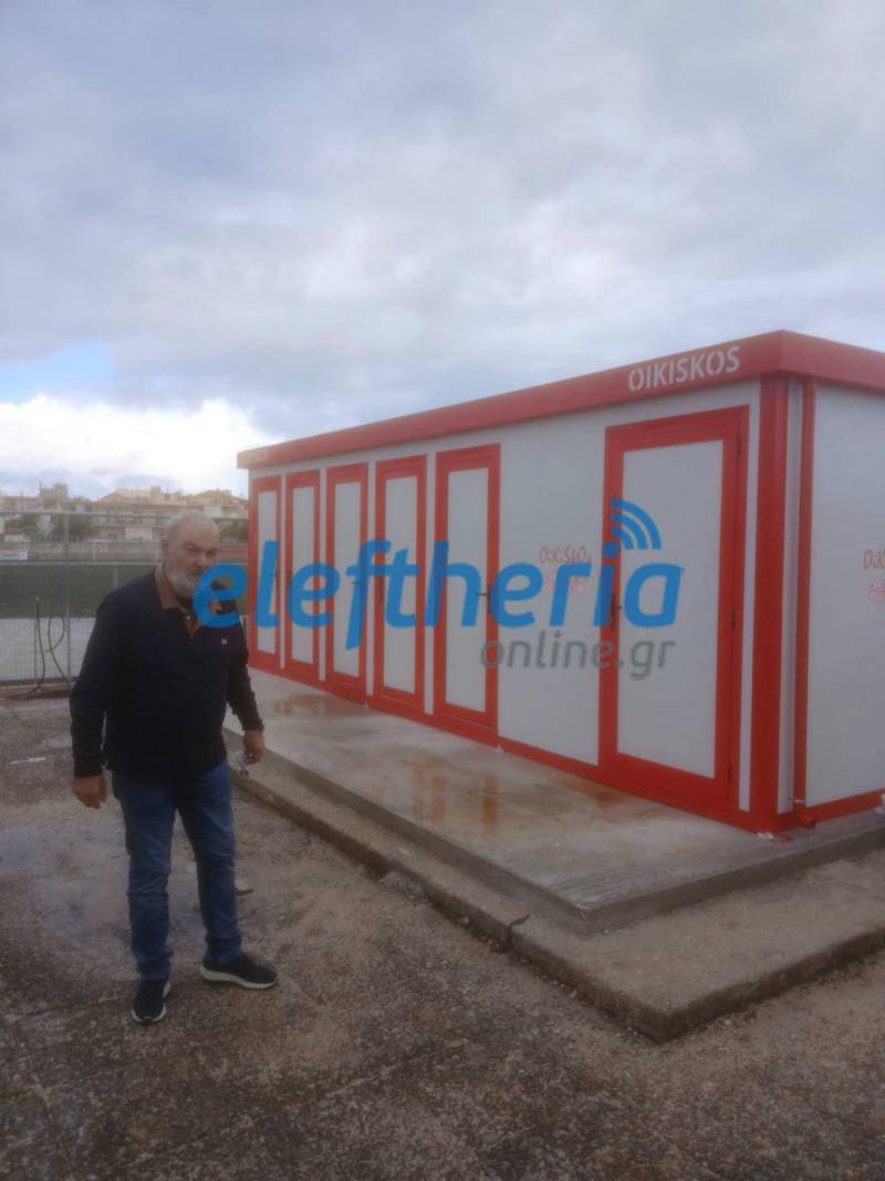 Νέα αποδυτήρια στο γήπεδο Γαργαλιάνων (φωτογραφίες)