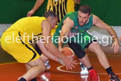 Α&#039; ΕΚΑΣΚΕΝΟΠ: Πρώτη ήττα της Καλαμάτας &#039;80 από Σπαρτιατικό