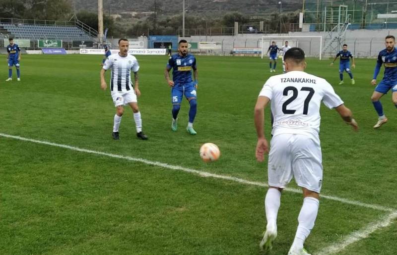 ΧΑΝΙΑ - ΚΑΛΑΜΑΤΑ 1-1: Χαμένη ευκαιρία να πλησιάσει την κορυφή