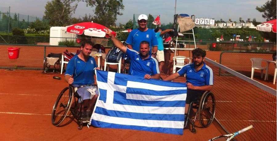 Δεύτερη θέση για τον Λαζαρίδη και την εθνική τένις με αμαξίδιο στο παγκόσμιο της Τουρκίας