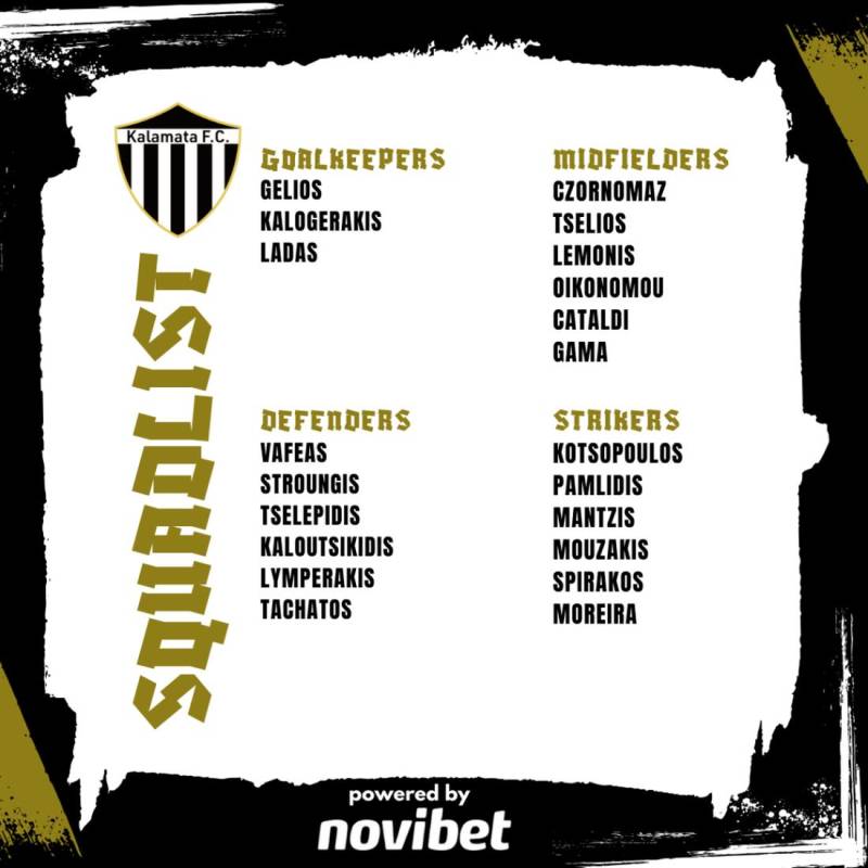 Η αποστολή της Μαύρης Θύελλας για το ματς με την Athens Kallithea