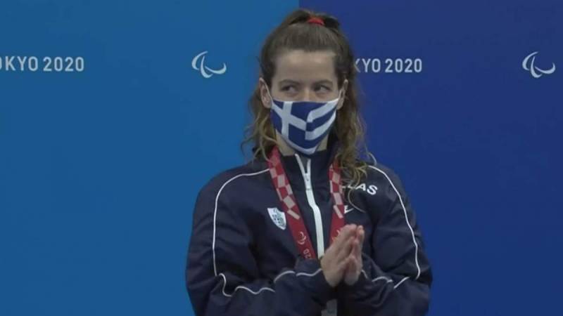 Παραολυμπιακοί Αγώνες: «Χάλκινη» η Αλεξάνδρα Σταματοπούλου στα 50 μ. ύπτιο S4 (βίντεο)