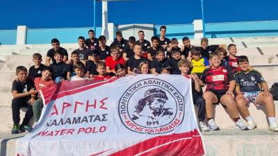 ΑΡΓΗΣ: Τουρνουά πόλο προμίνι Κ12 στο κολυμβητήριο Καλαμάτας