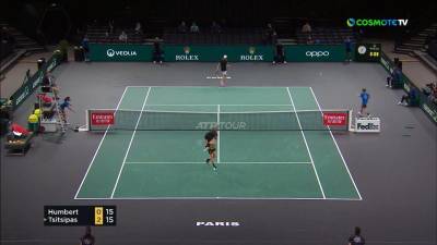 Πρόωρος αποκλεισμός για Τσιτσιπά στο Παρίσι (βίντεο)