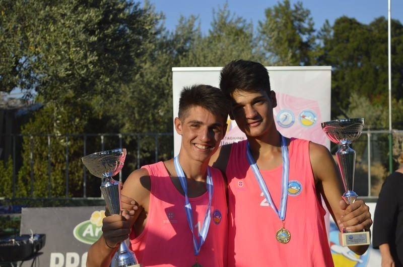 ΜΠΙΤΣ ΒΟΛΕΪ: Πρωταθλητές Ελλάδας οι Σπύρος και Αρης Χανδρινός