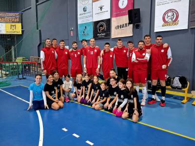 Ξεχωριστή εμπειρία για τις μικρές του Απόλλωνα πριν την προπόνηση του Ολυμπιακού