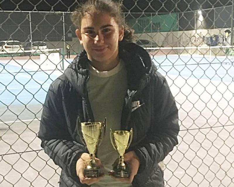 Διπλή επιτυχία για την Παπακωνσταντίνου στο πανελλήνιο τουρνουά τένις