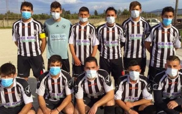Πάτρα: Ποδοσφαιριστές φόρεσαν ιατρικές μάσκες!