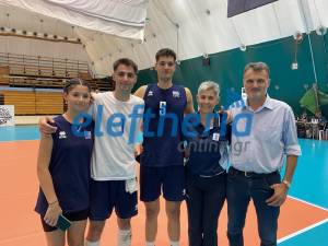 ΒΟΛΕΪ: Με Αρη και Σπύρο Χανδρινό οι κλήσεις της εθνικής ανδρών