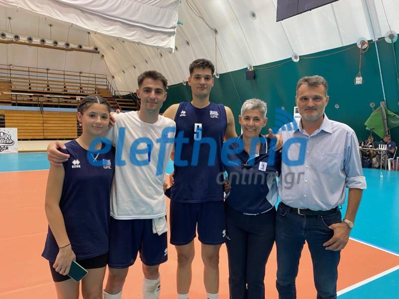 ΒΟΛΕΪ: Με Αρη και Σπύρο Χανδρινό οι κλήσεις της εθνικής ανδρών
