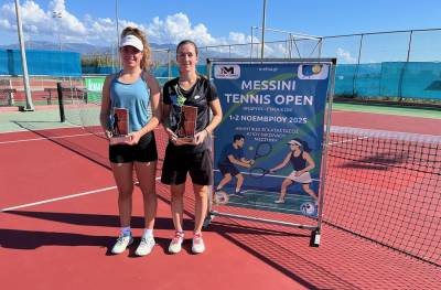 ΤΕΝΙΣ: Δεύτερη η Πυλιώτη στο πανελλαδικό τουρνουά της Μεσσήνης - ΤΡΙΤΗ ΘΕΣΗ ΓΙΑ ΛΑΧΑΝΑ, ΛΕΒΕΝΤΟΠΟΥΛΟ, ΖΟΥΛΟΥΜΗ ΚΑΙ ΛΕΒΕΝΤΟΠΟΥΛΟΥ