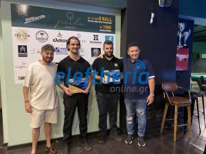 Πρωταθλητής Ελλάδας στο 9μπαλο ο Γιώργος Αντωνάκης