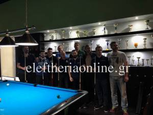 Υψηλό επίπεδο στο Πελοποννησιακό πρωτάθλημα μπιλιάρδου που πραγματοποιήθηκε στην Καλαμάτα