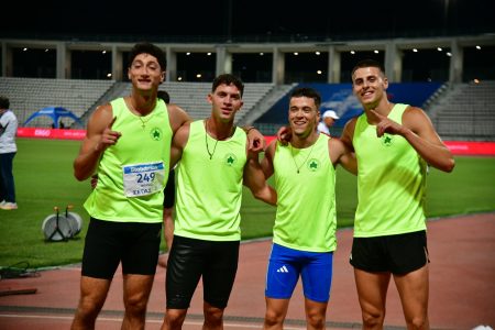 Πανελλήνιο Πρωτάθλημα Στίβου: Πρώτος στα 4Χ400 ο Μεσσηνιακός με ρεκόρ αγώνων