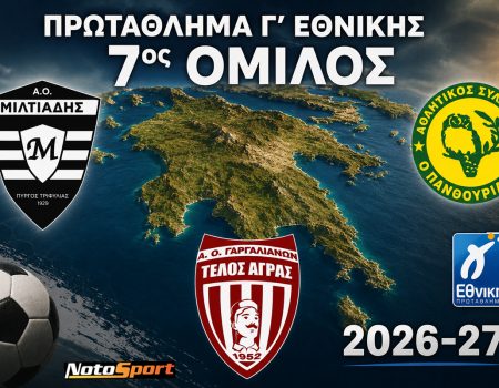 Ολοι οι όμιλοι της Γ’ εθνικής