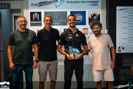 «TOP BILLIARDS»: Με μεγάλη επιτυχία ολοκληρώθηκε το Πανελλήνιο Πρωτάθλημα 9μπαλου στην Καλαμάτα